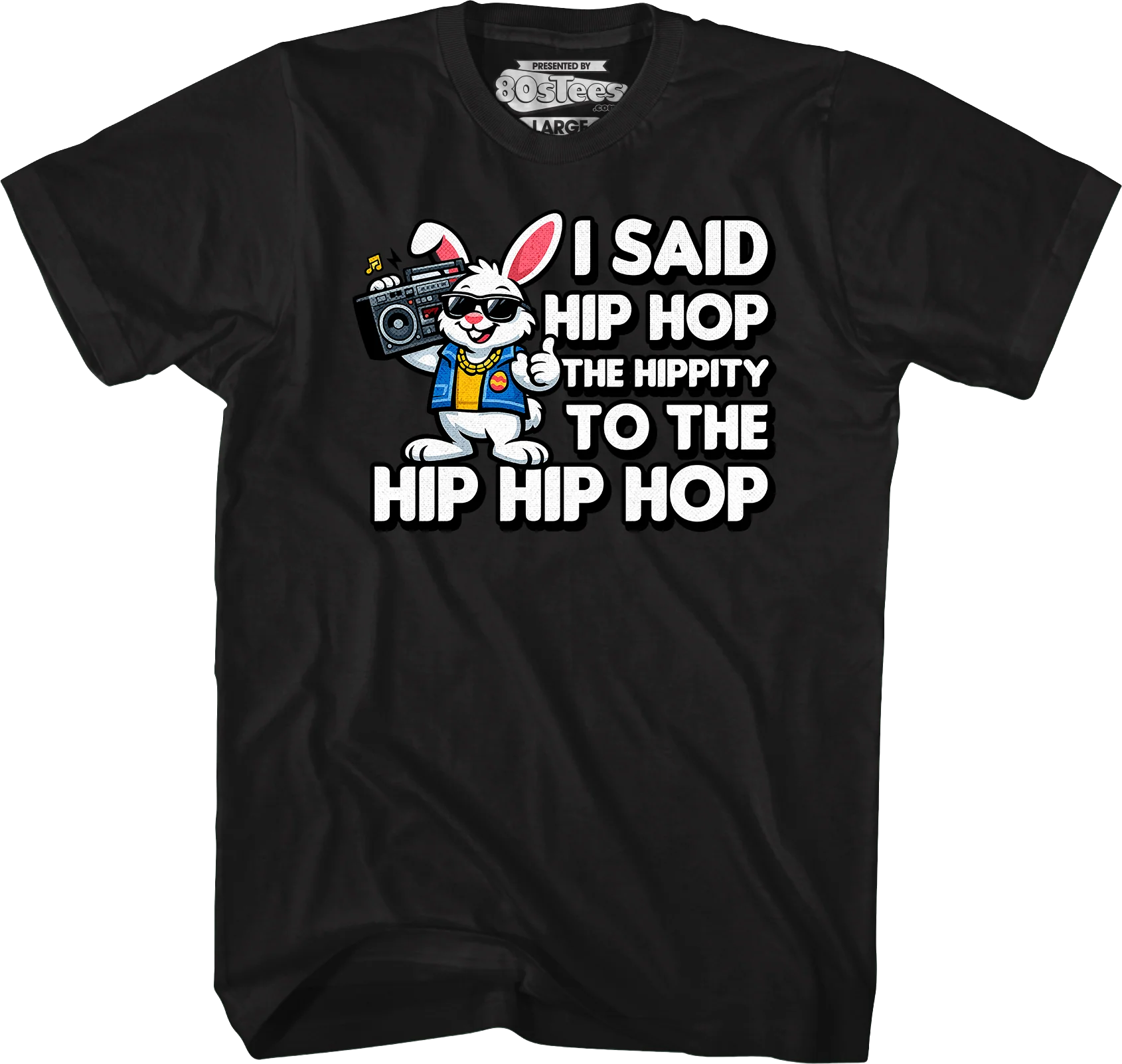 Easter Bunny Hip Hop T-Shirt - Image 4
