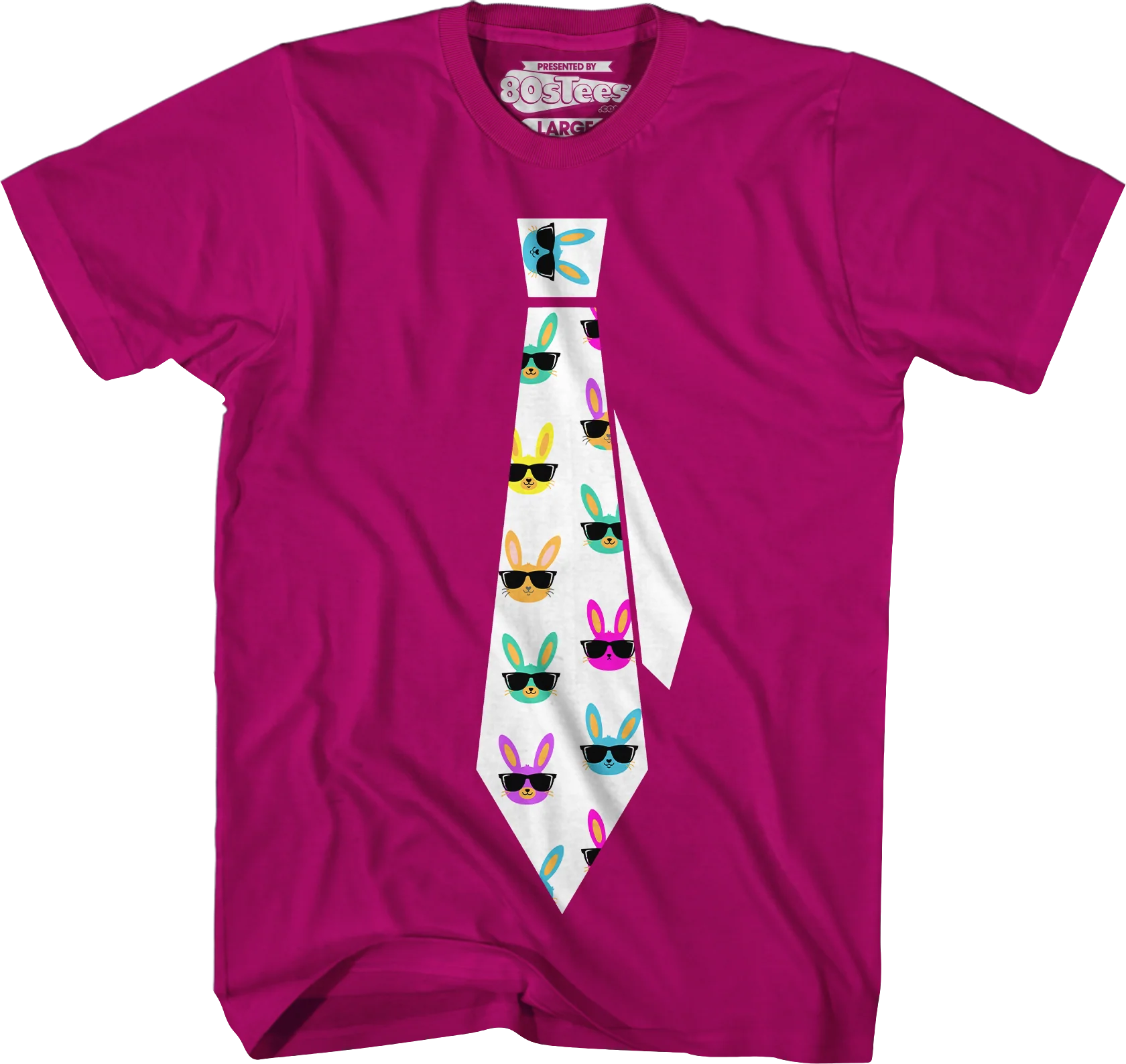 Easter Bunny Tie T-Shirt - Image 5