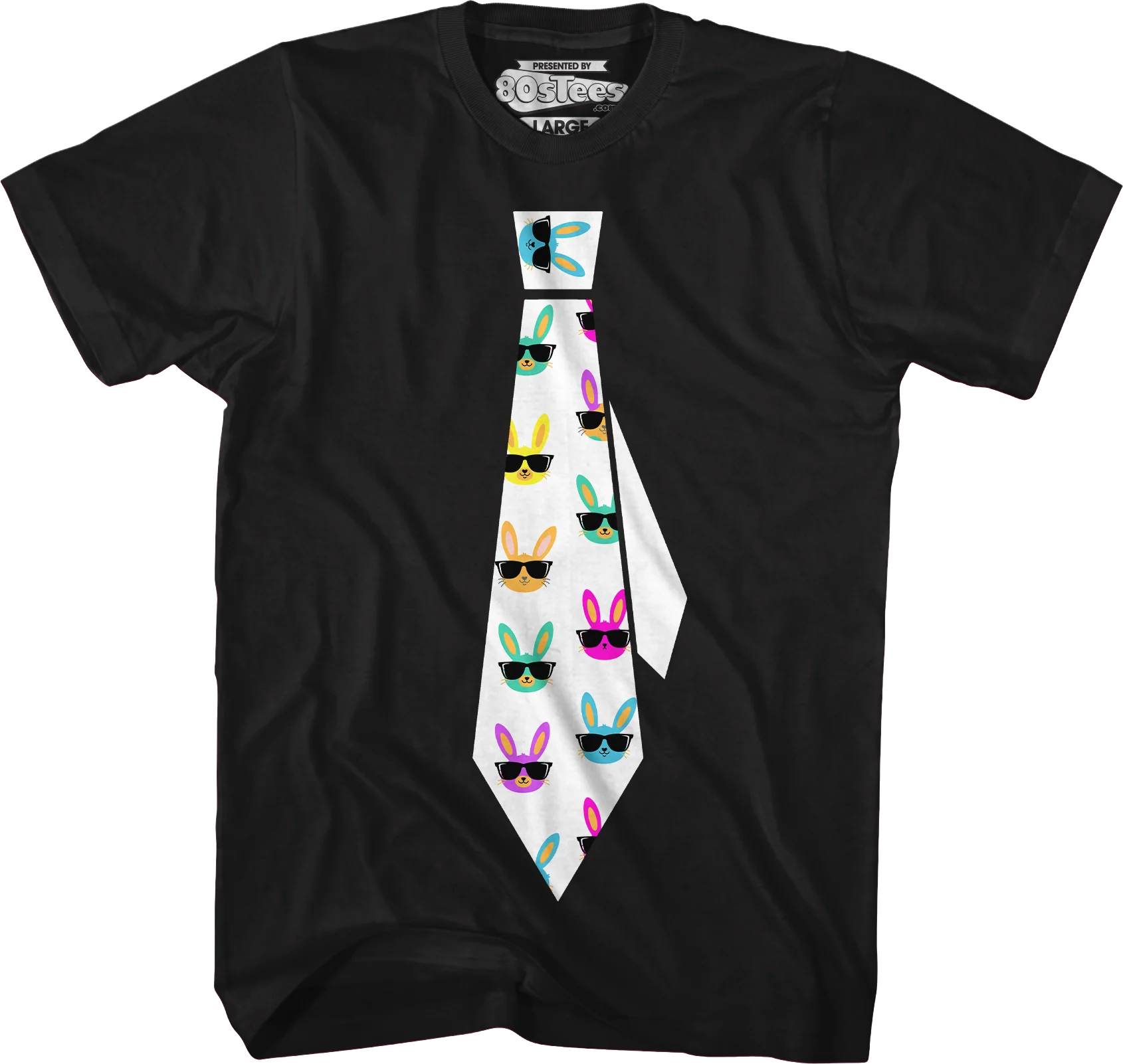 Easter Bunny Tie T-Shirt - Image 6