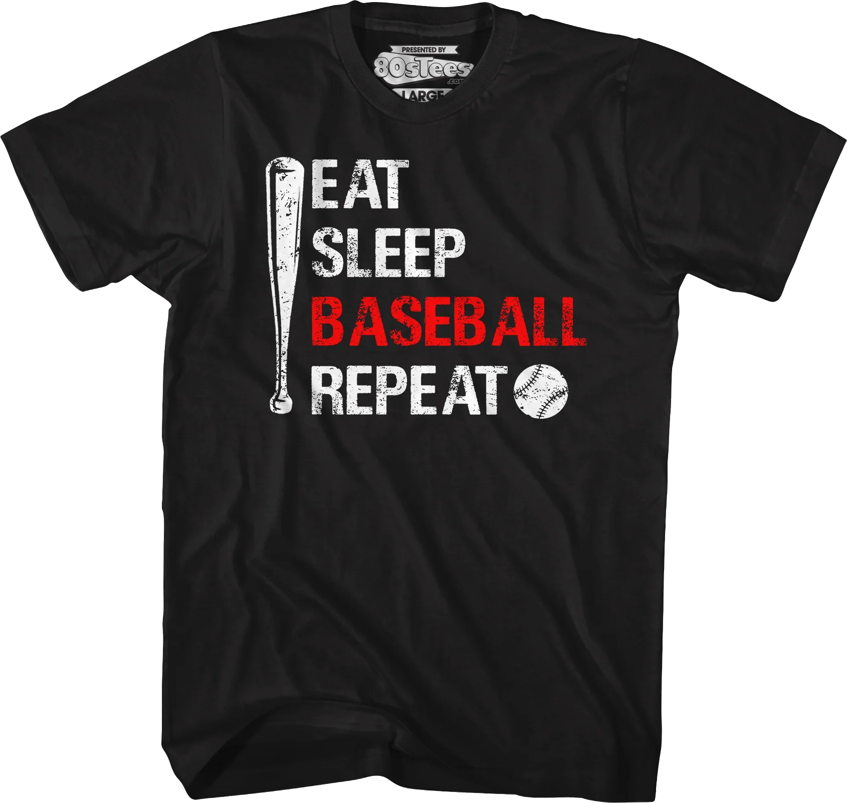 Eat Sleep Baseball Repeat T-Shirt