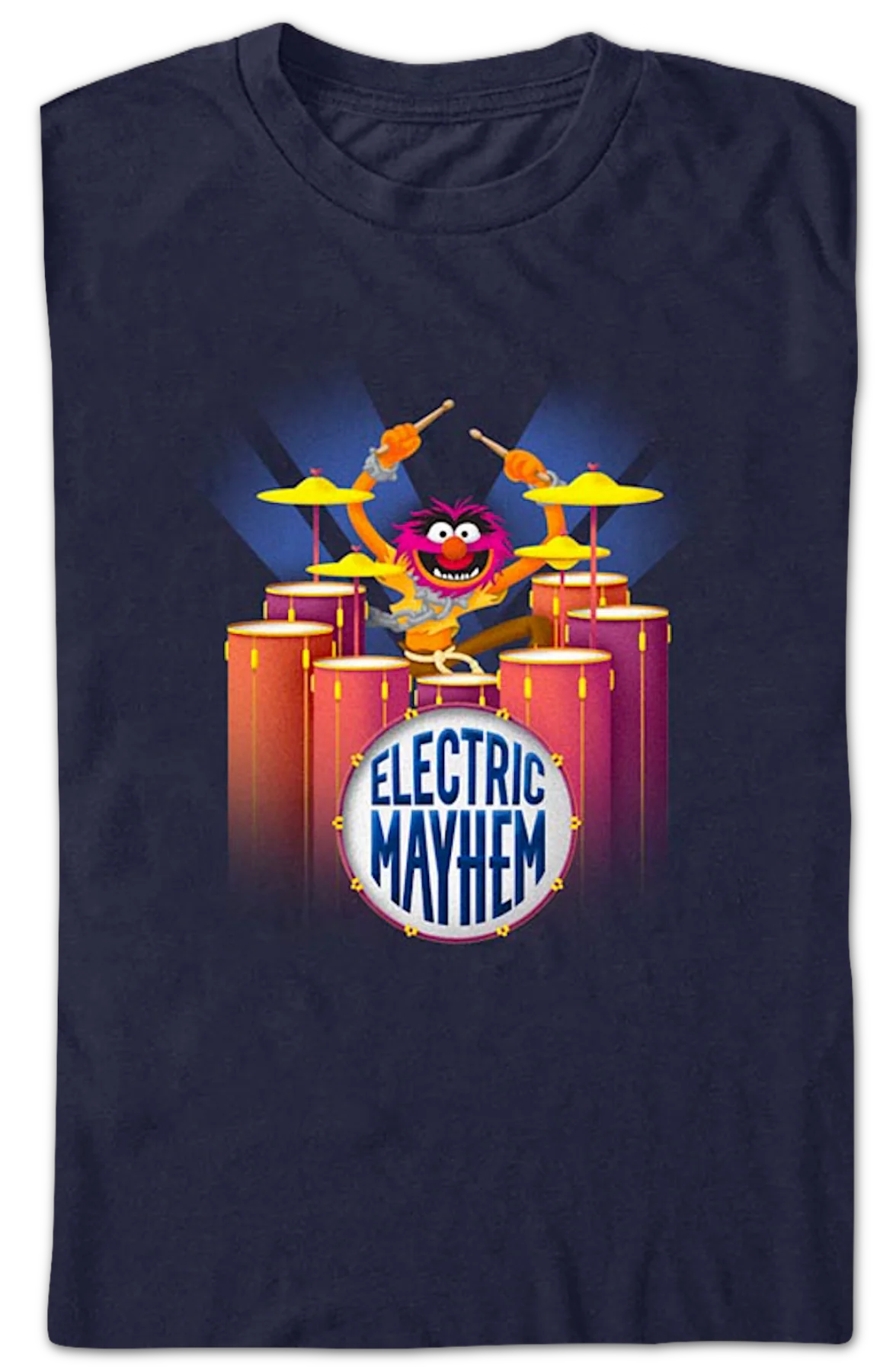 Electric Mayhem Drum Solo Muppets T-Shirt - Image 2