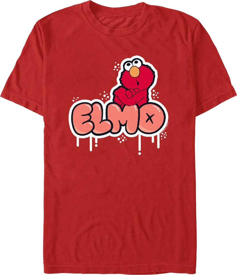 Elmo Graffiti Sesame Street T-Shirt