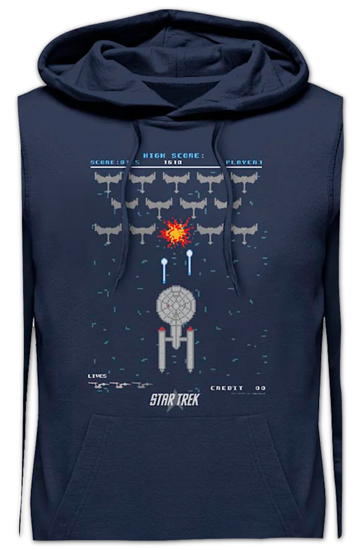 Enterprise Invaders Star Trek Hoodie - Image 2