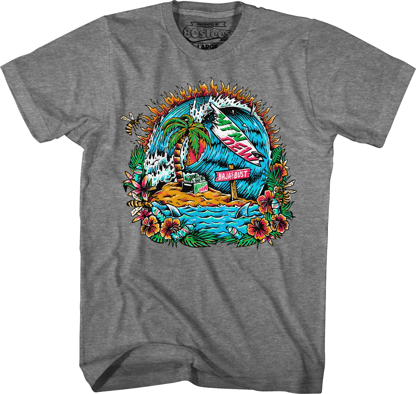 Exclusive Baja Or Bust Mountain Dew T-Shirt