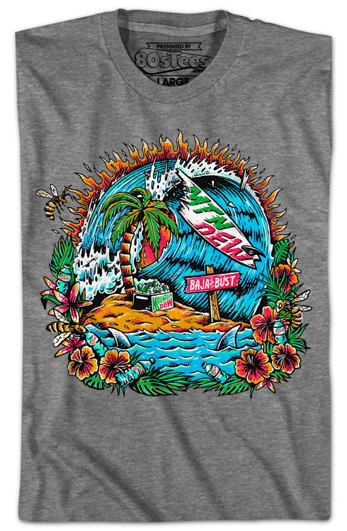 Exclusive Baja Or Bust Mountain Dew T-Shirt - Image 2