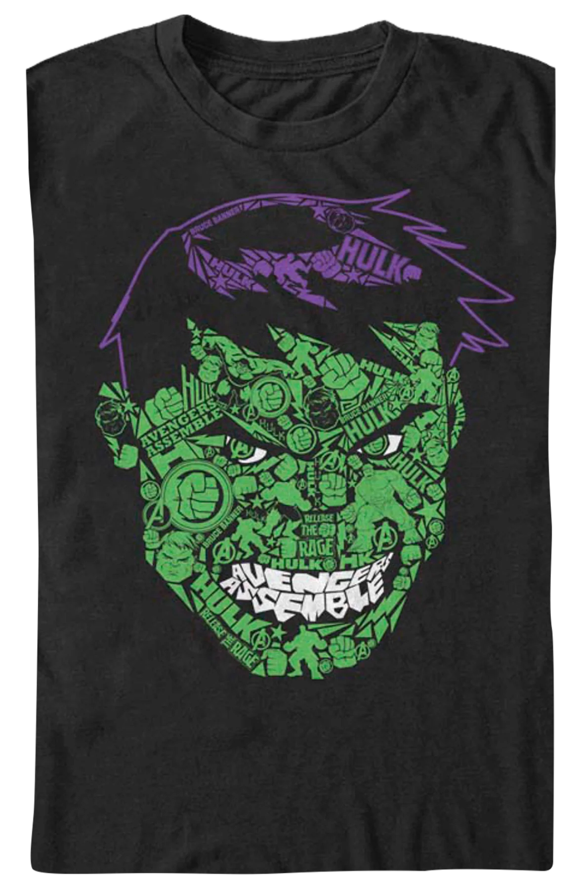 Face Icons Incredible Hulk T-Shirt - Image 2