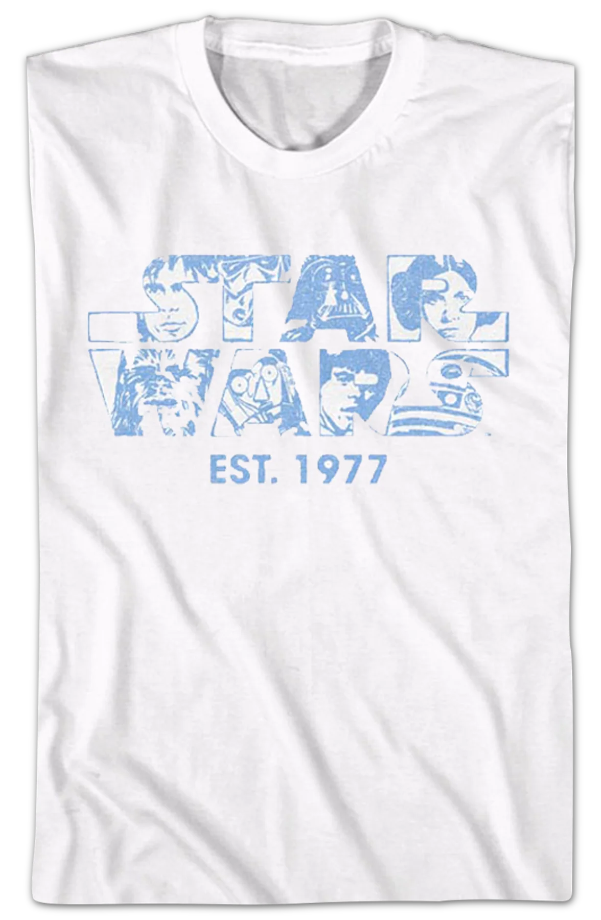 Faces In Logo Star Wars T-Shirt - Image 2