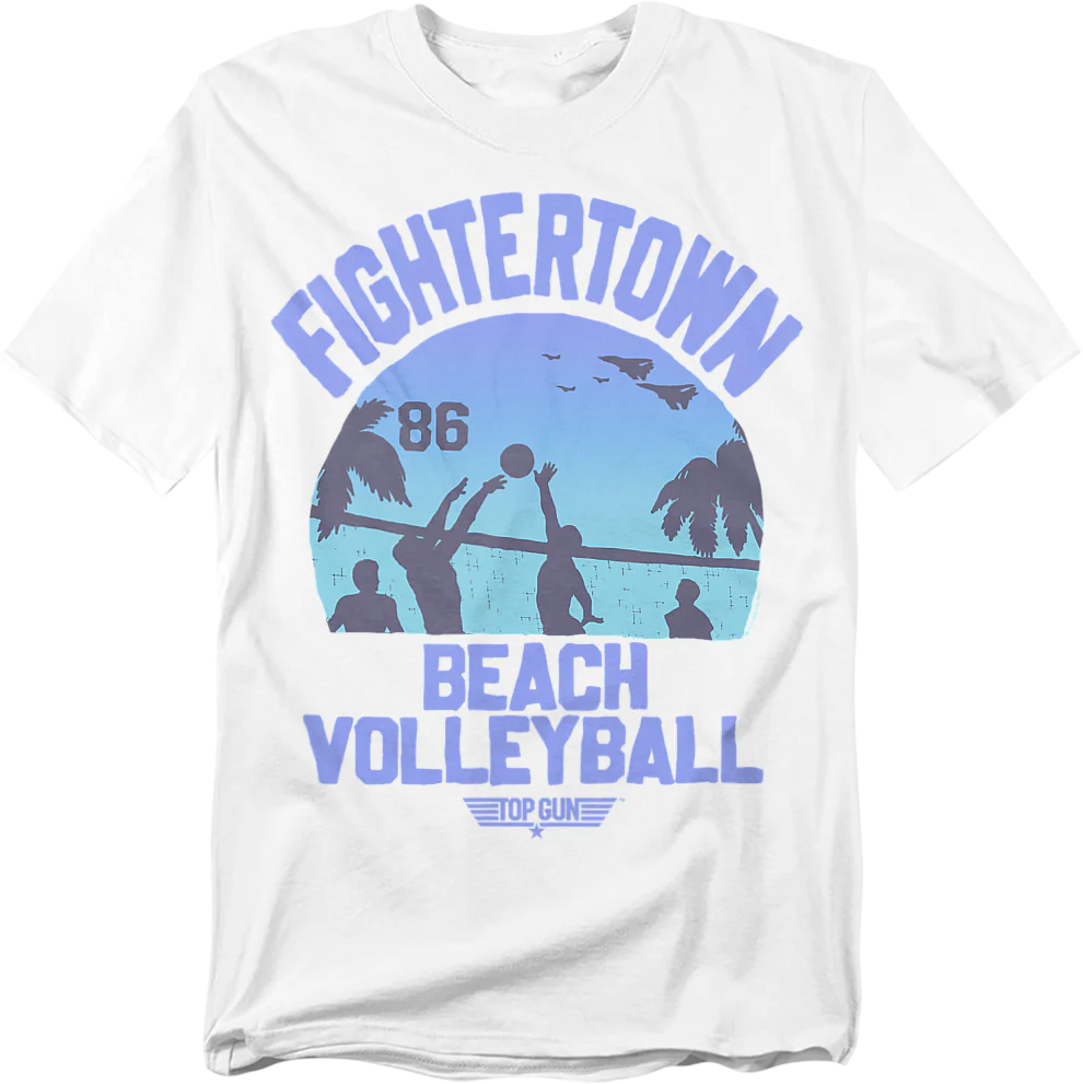 Fightertown Beach Volleyball Top Gun T-Shirt