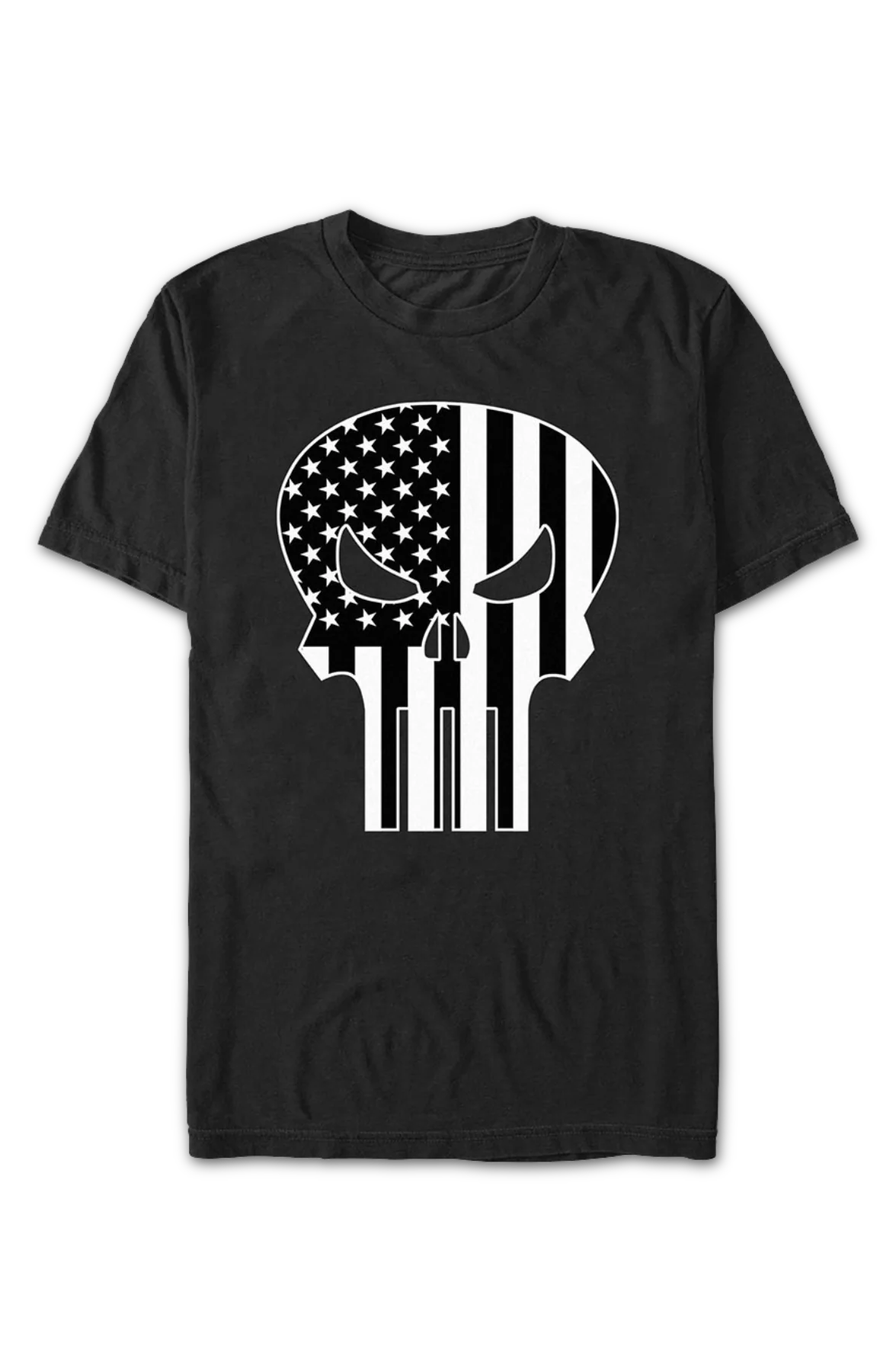 Flag Skull Logo Punisher Marvel Comics T-Shirt - Image 2