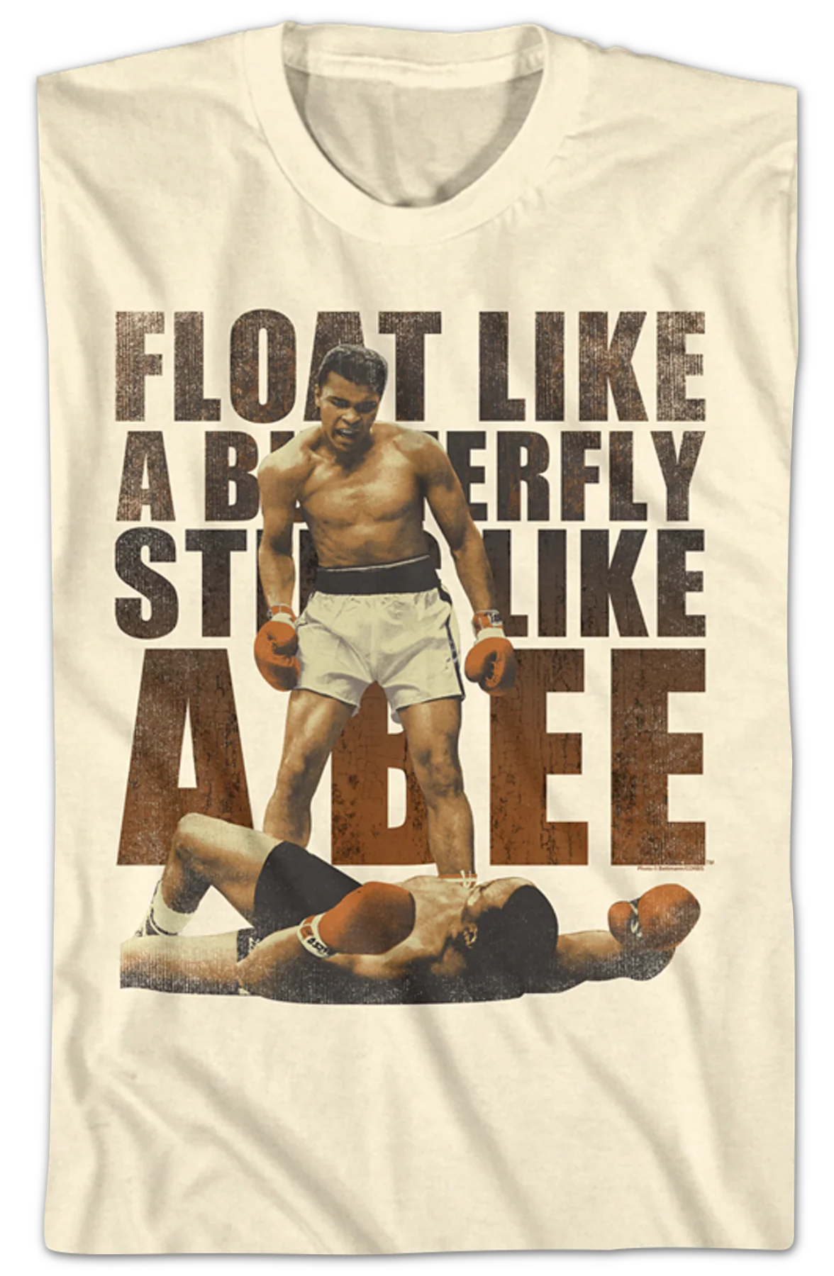 Float Like A Butterfly Sting Like A Bee Muhammad Ali T-Shirt - Image 2