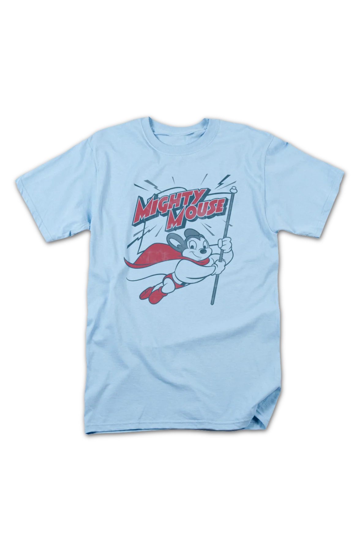 Flying With Flag Mighty Mouse T-Shirt - Image 2