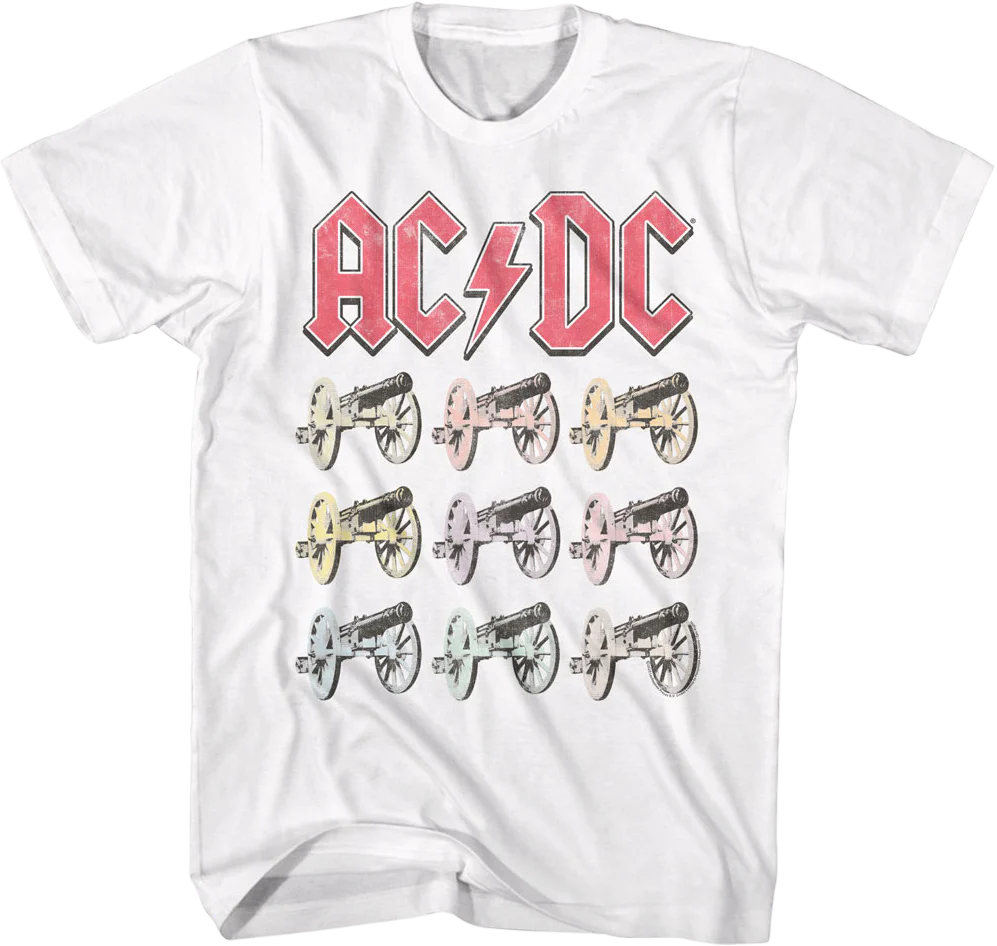 For Those About To Rock Cannons ACDC T-Shirt