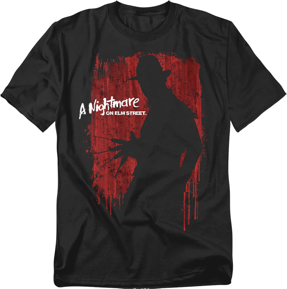 Freddy Krueger Silhouette Nightmare On Elm Street T-Shirt