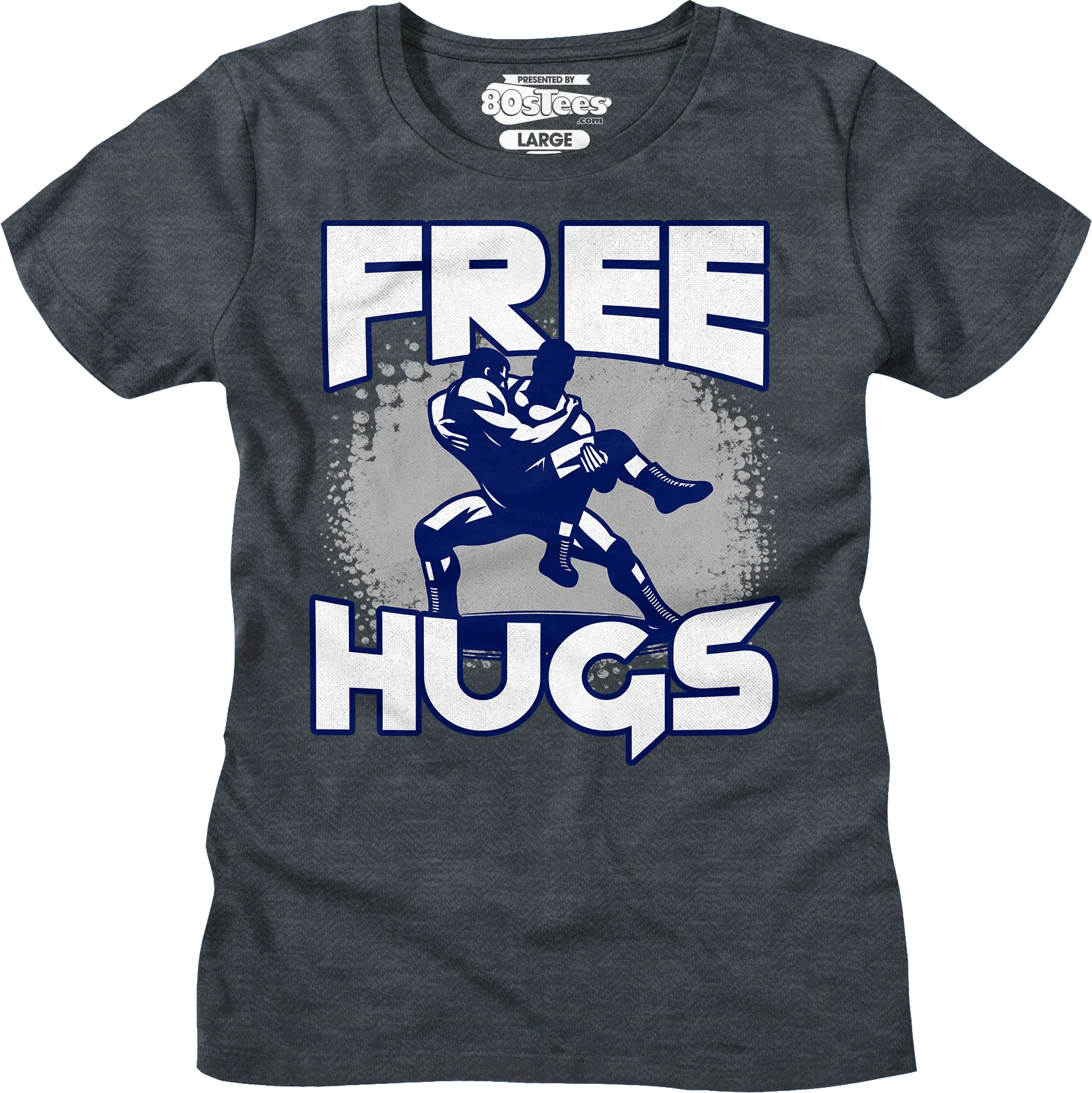 Free Hugs Wrestling T-Shirt - Image 13