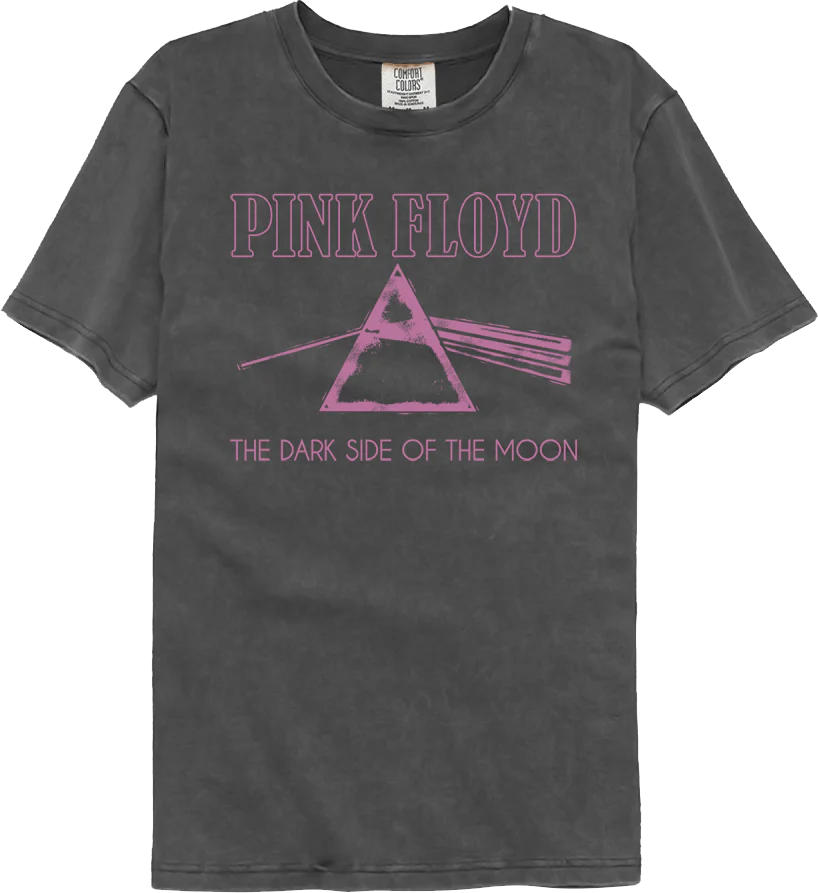 Front & Back 1973 Tour Pink Floyd Comfort Colors Brand T-Shirt