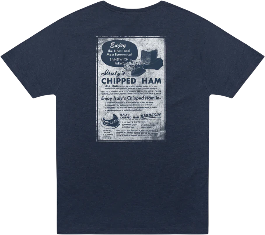 Front & Back Chipped Ham Isaly's T-Shirt - Image 3