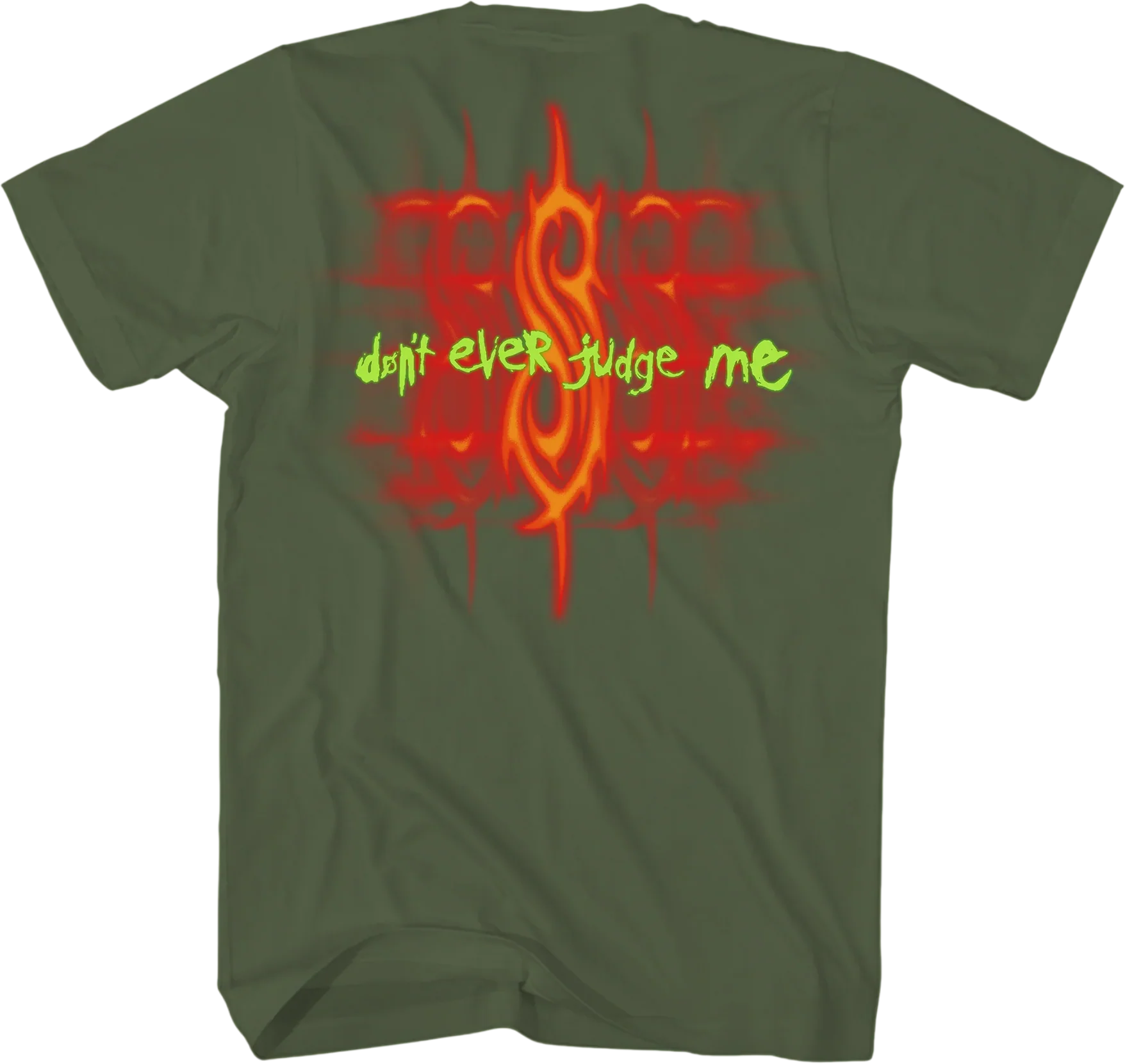 Front & Back Don't Ever Judge Me Slipknot T-Shirt - Image 3