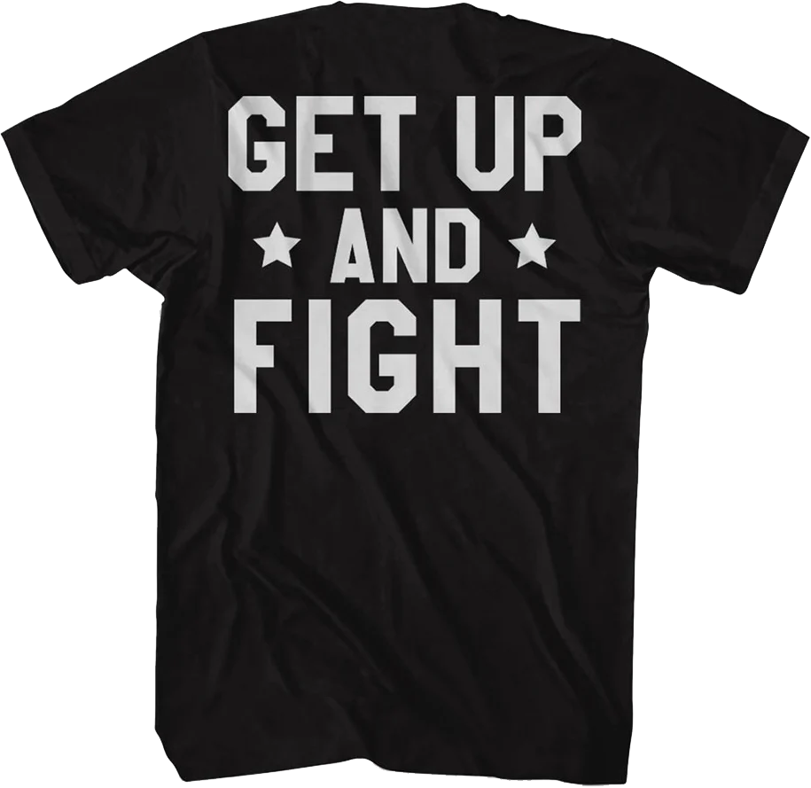 Front & Back Get Up Muhammad Ali T-Shirt - Image 3