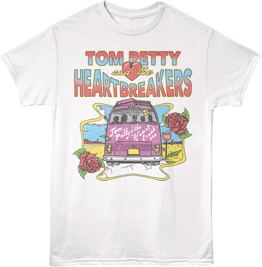 Front & Back Into The Great Wide Open Tom Petty T-Shirt