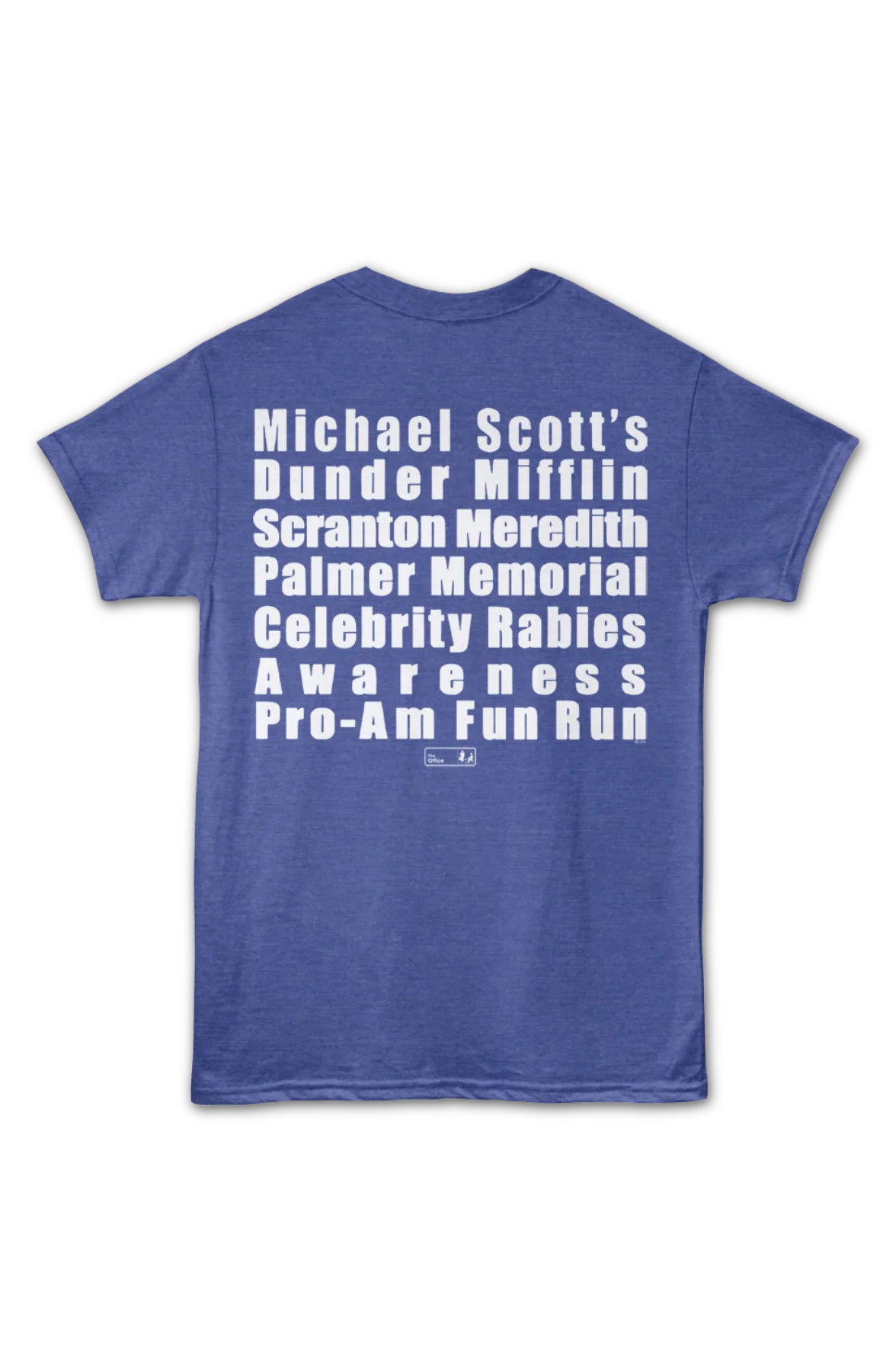 Front & Back Michael Scott's Fun Run The Office T-Shirt - Image 2