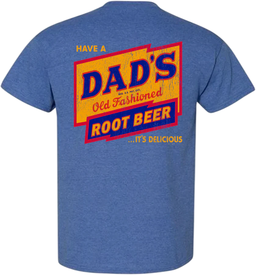 Front & Back Old Fashioned Dad's Root Beer T-Shirt - Image 3