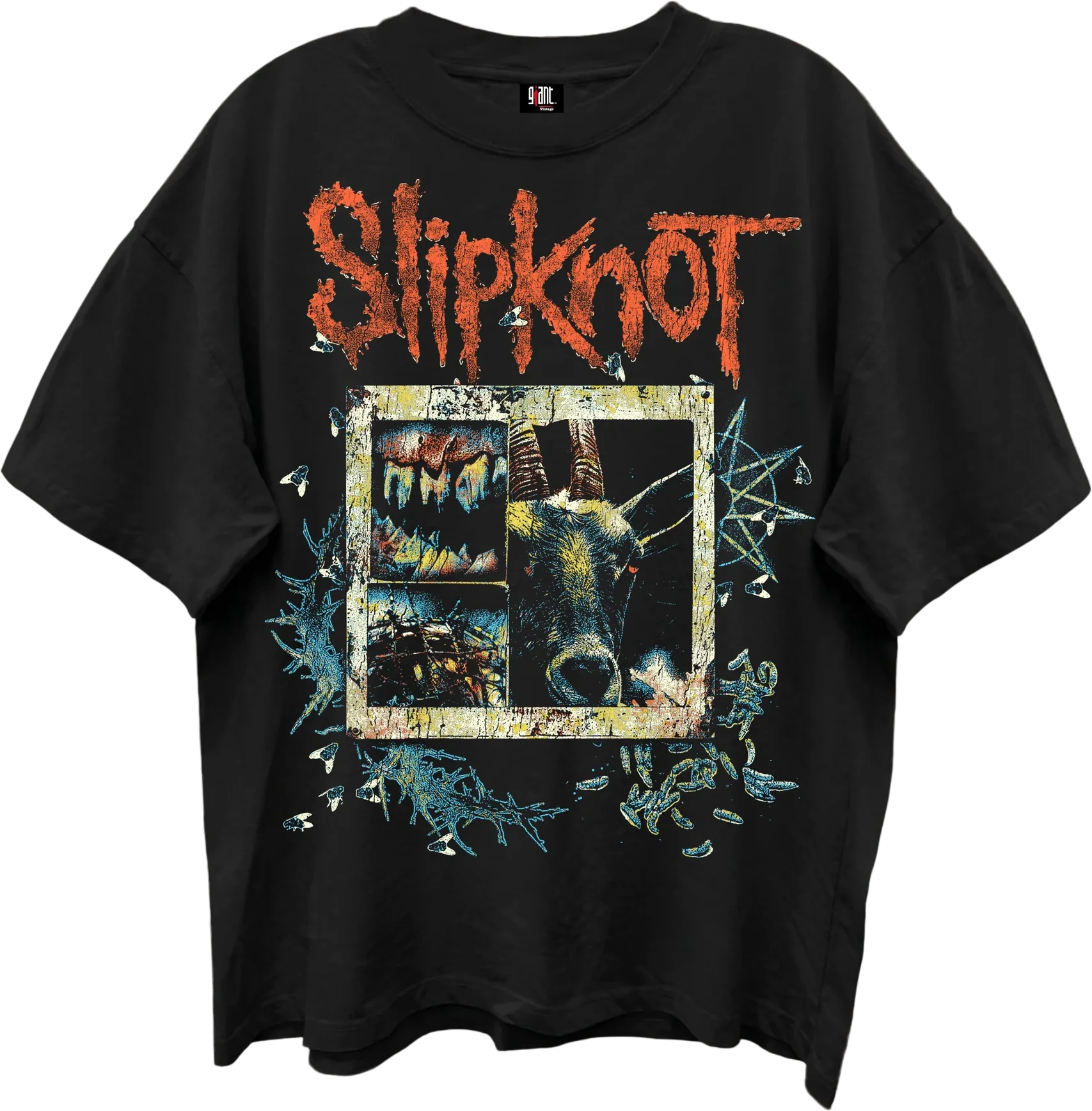 Front & Back Slipknot Oversized T-Shirt