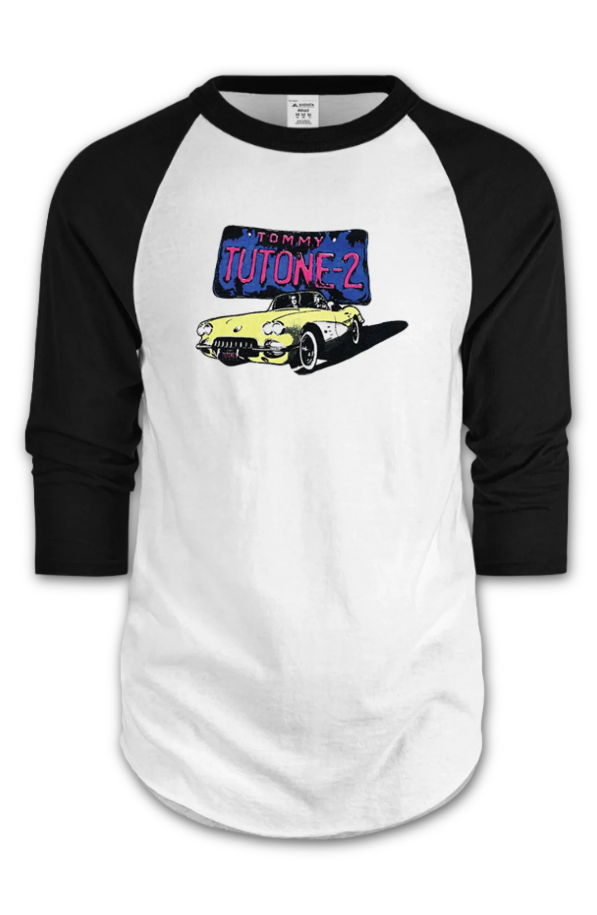 Front & Back Tommy Tutone Raglan Baseball Shirt - Image 2