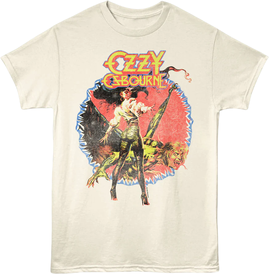 Front & Back Tour 86 Ozzy Osbourne T-Shirt