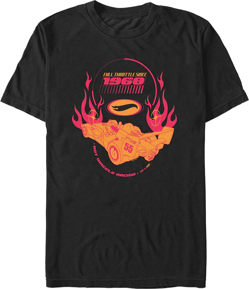 Full Throttle Since 1968 Hot Wheels T-Shirt
