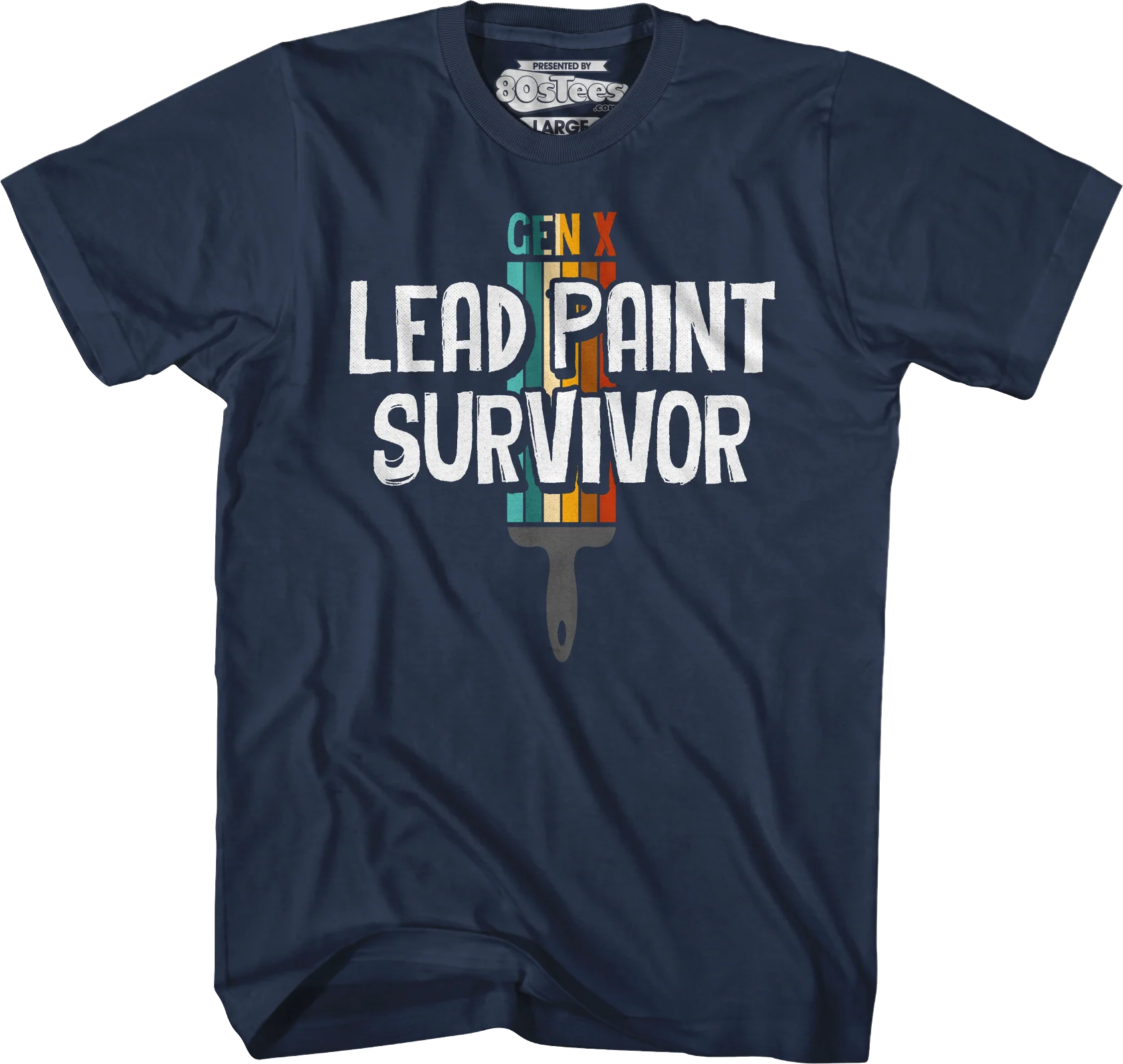 Gen X Lead Paint Survivor T-Shirt - Image 3