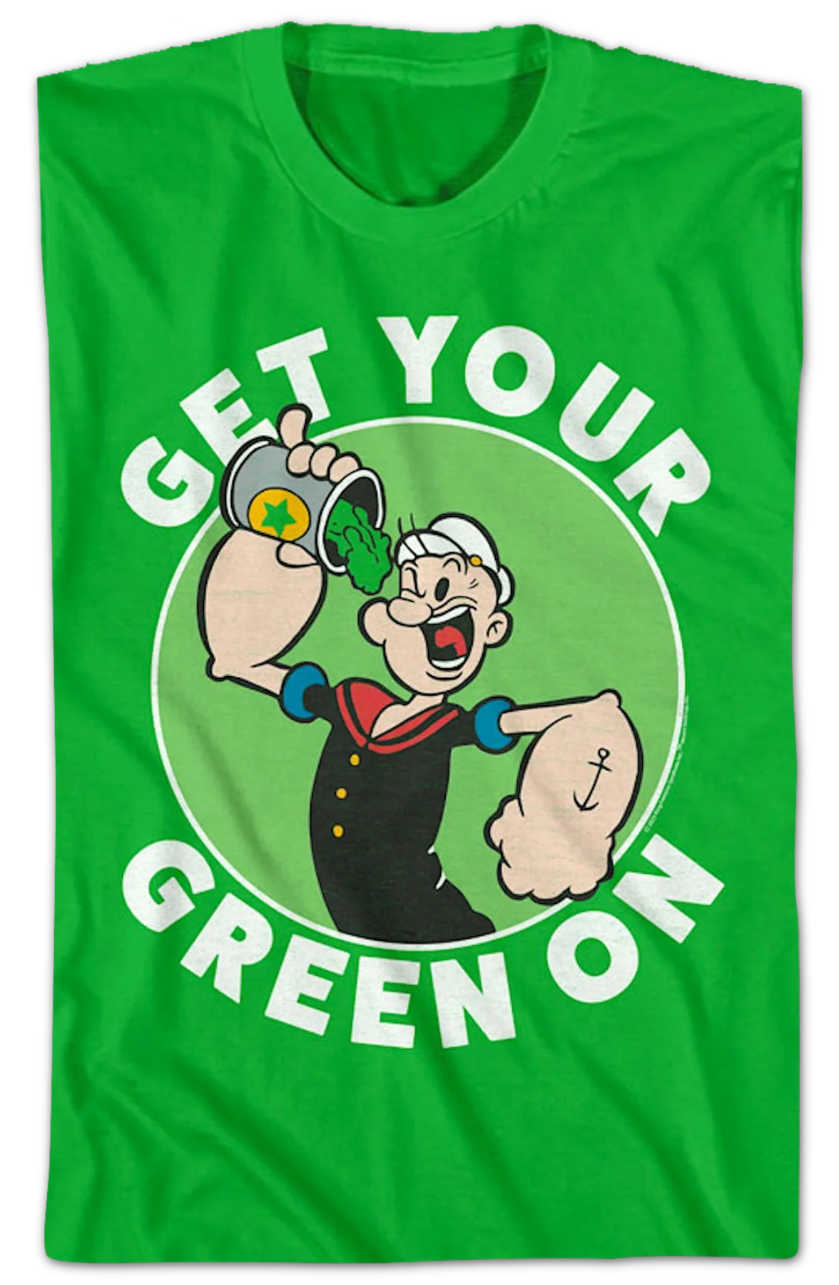 Get Your Green On Popeye T-Shirt - Image 2