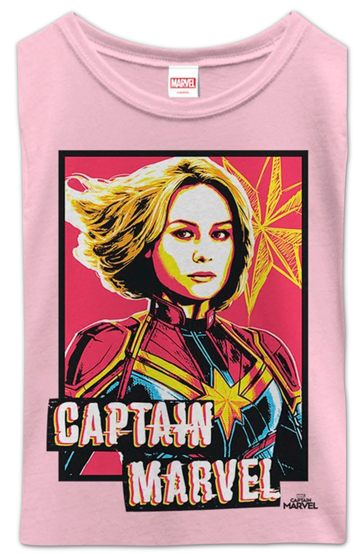 Girls Captain Marvel Shirt - Image 2