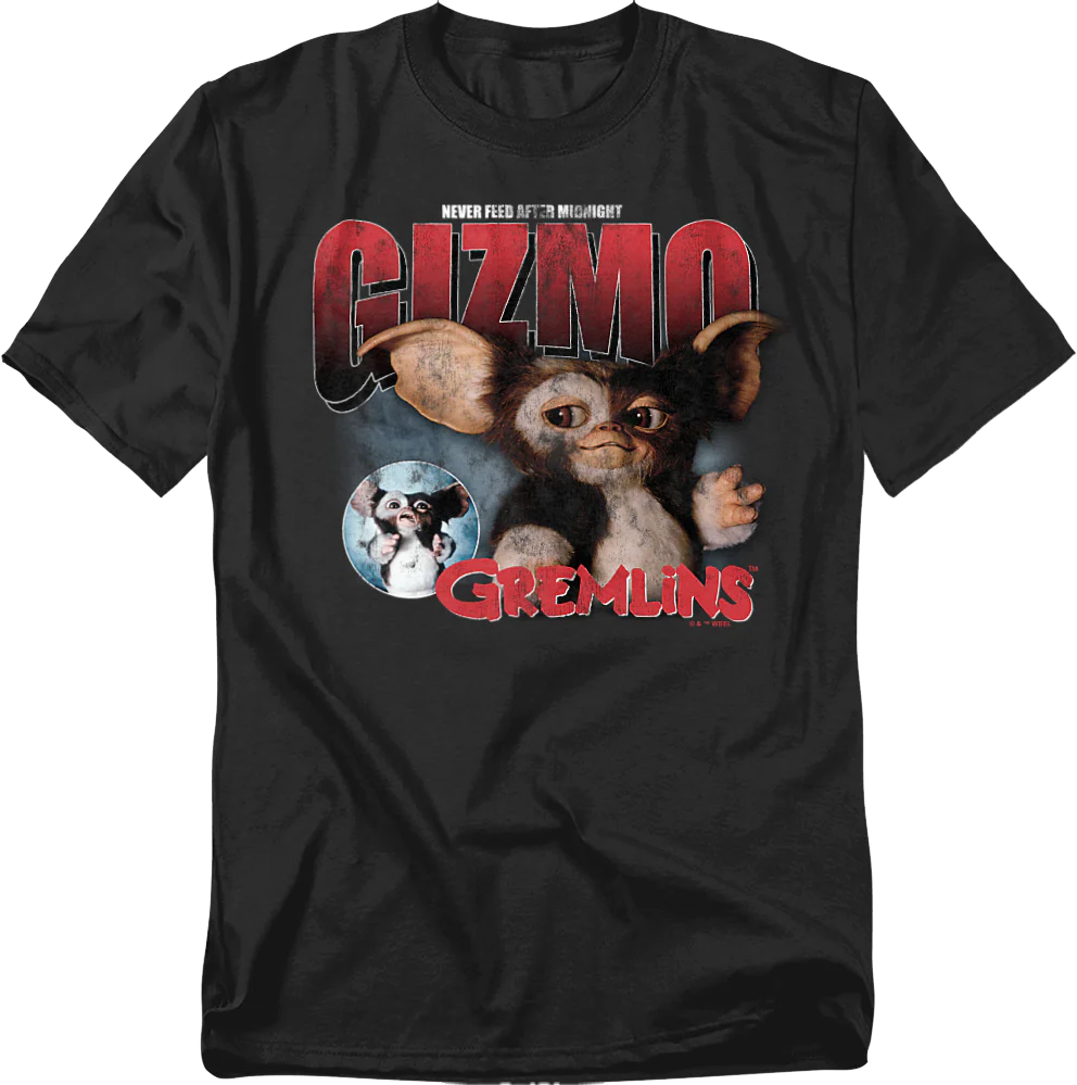 Gizmo Never Feed After Midnight Gremlins T-Shirt