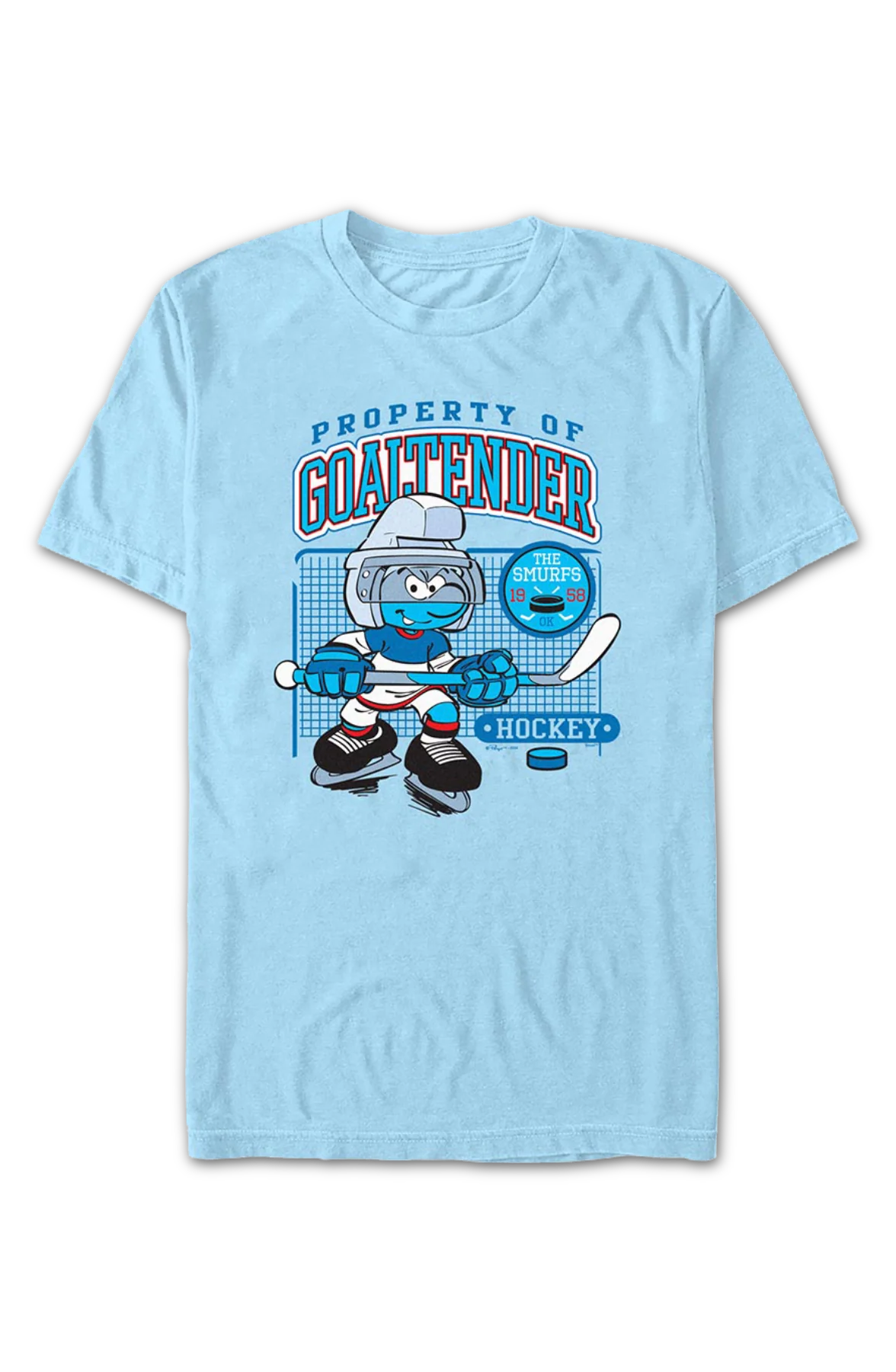 Goaltender Smurfs T-Shirt - Image 2