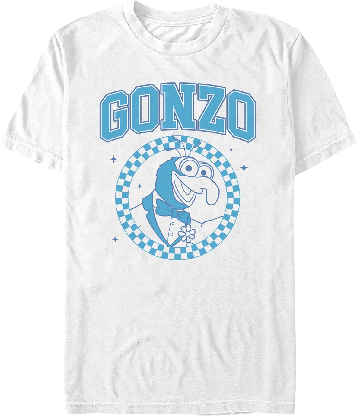 Gonzo Checkered Circle Muppets T-Shirt