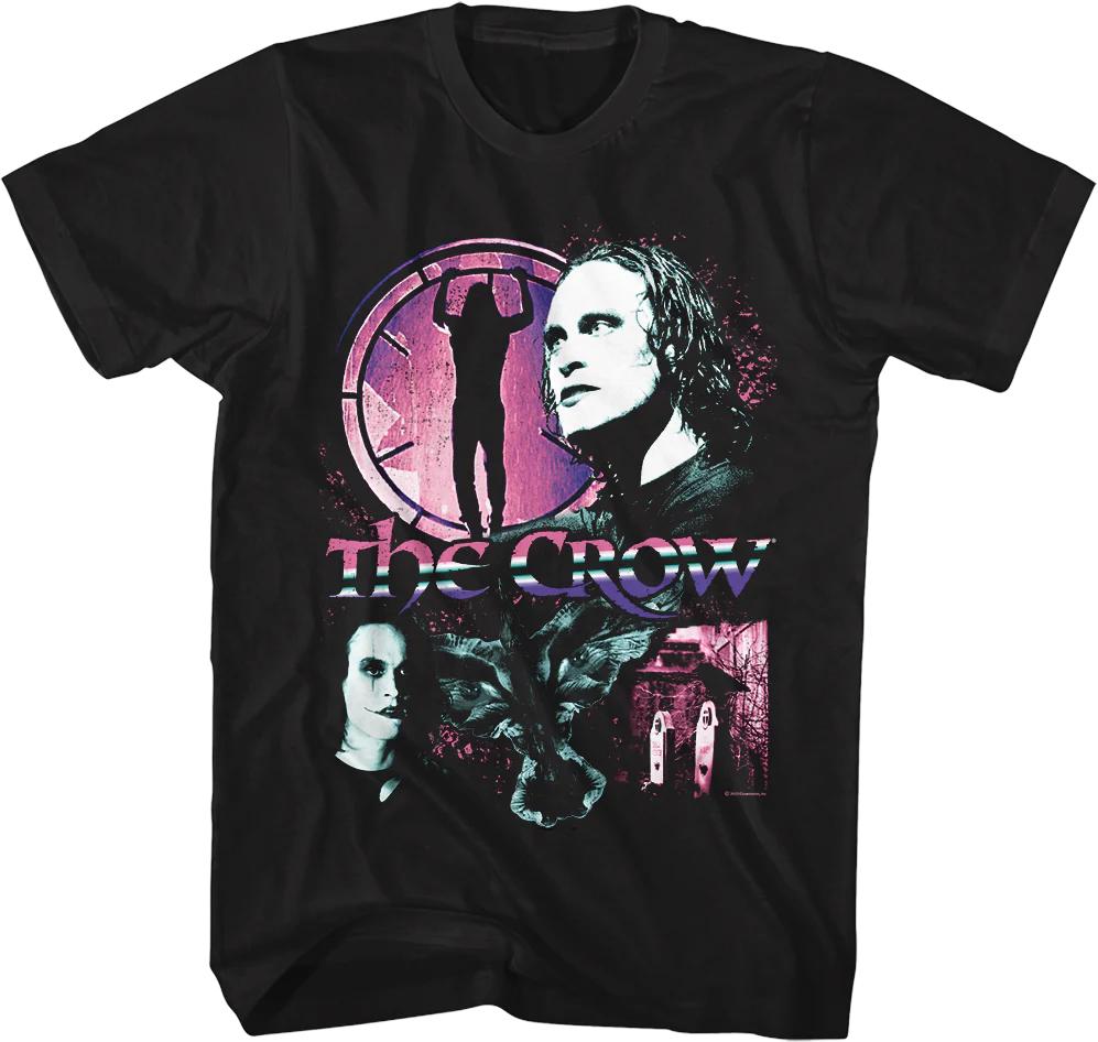 Gradient Collage The Crow T-Shirt