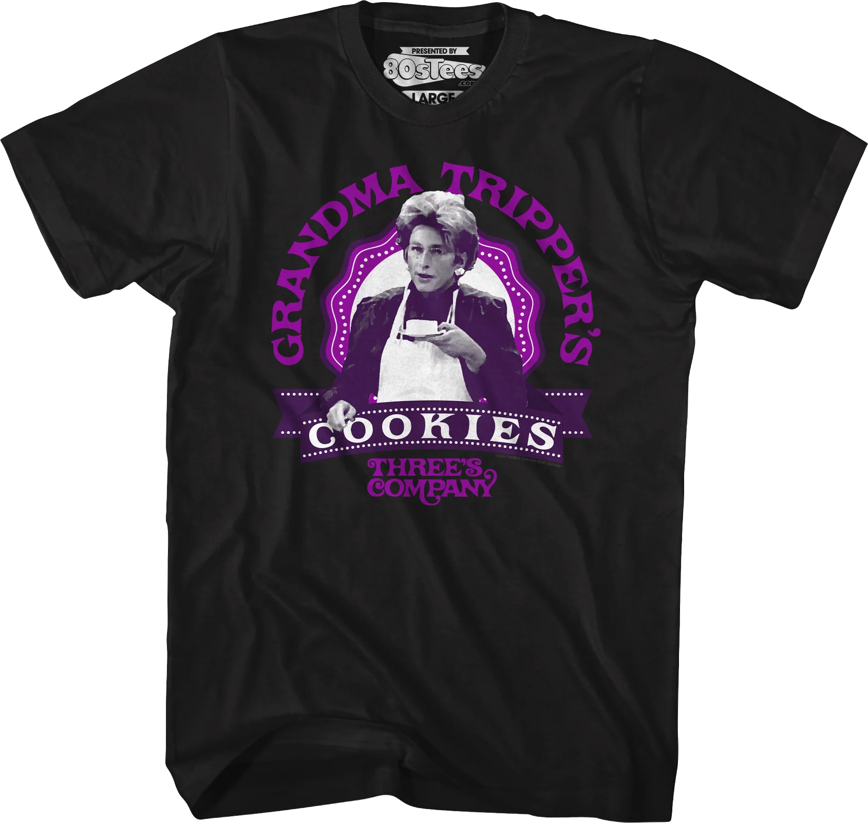 Grandma Tripper's Cookies Three's Company T-Shirt