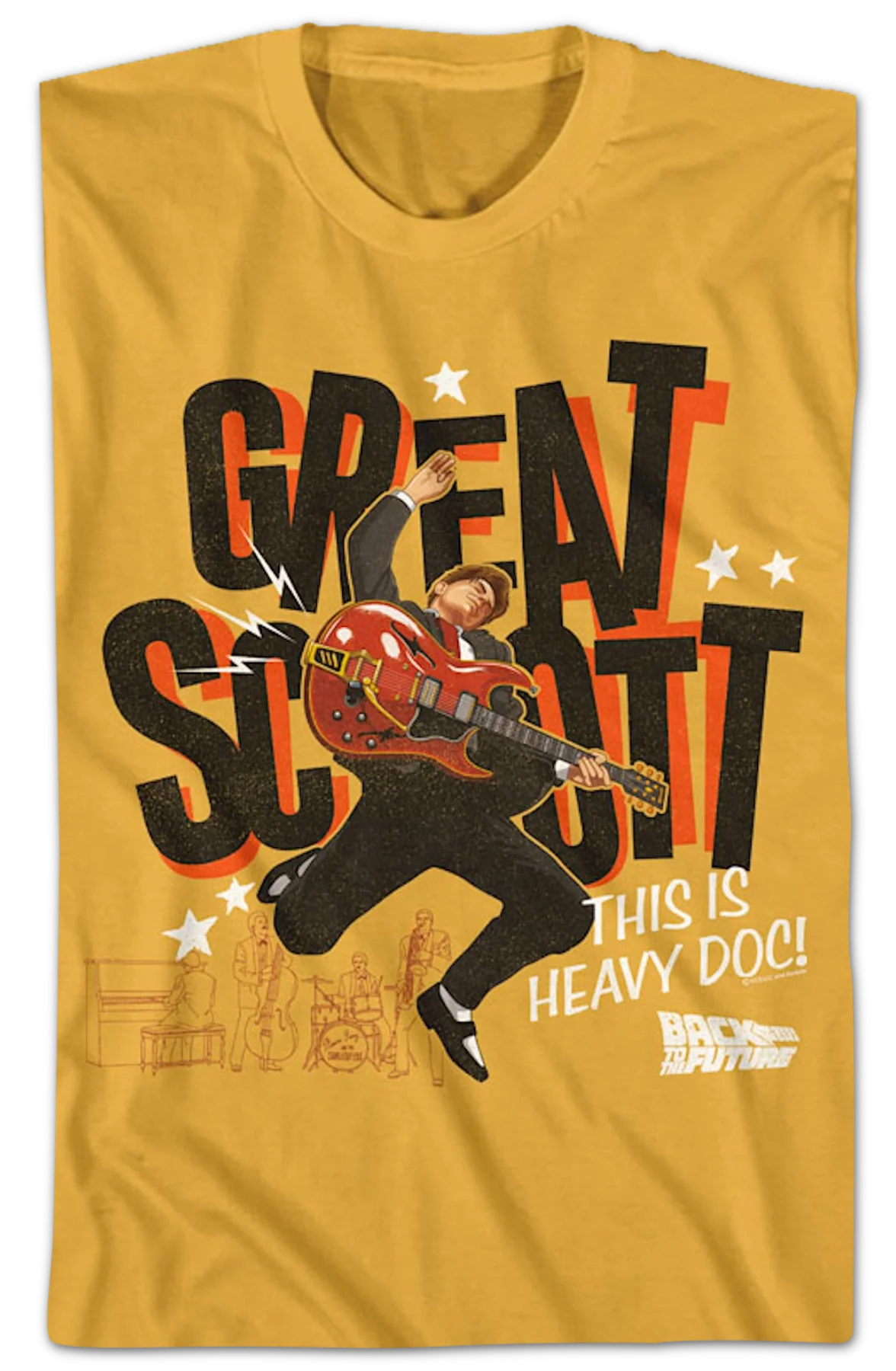 Great Scott Guitar Solo Back To The Future T-Shirt - Image 2