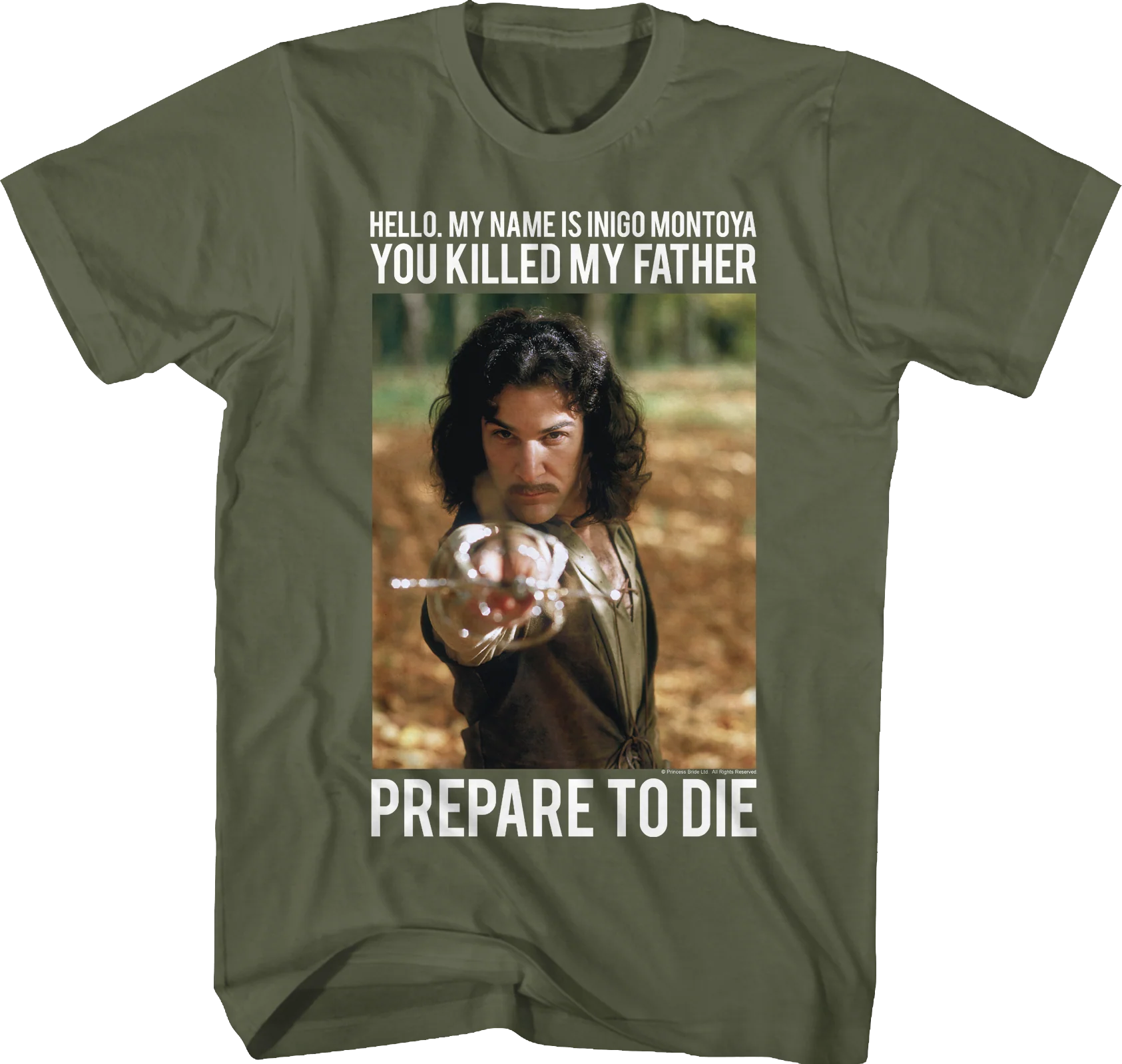 Green Inigo Montoya Princess Bride T-Shirt