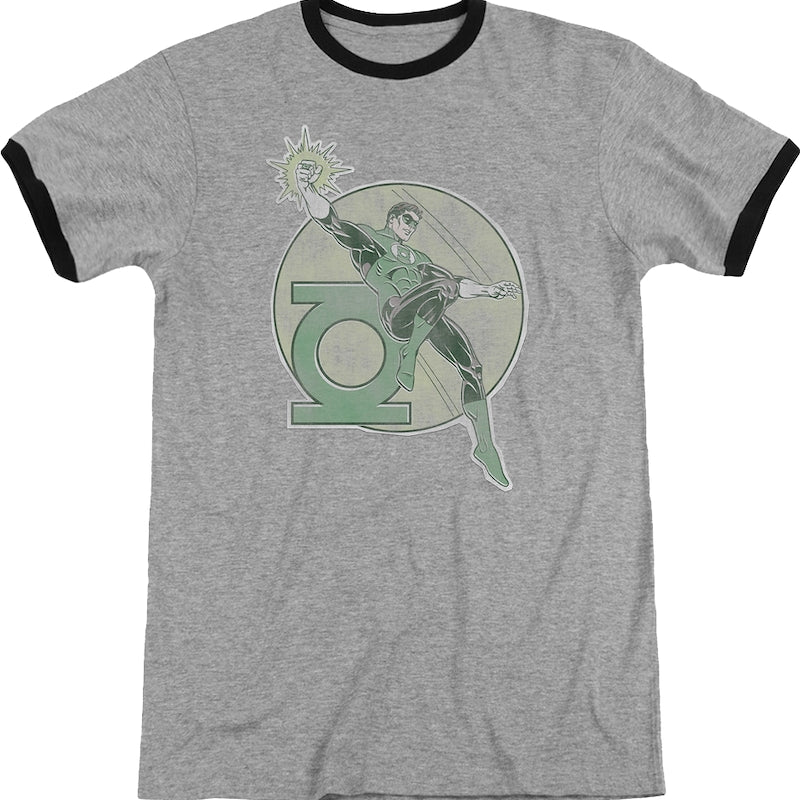 Green Lantern DC Comics Ringer Shirt