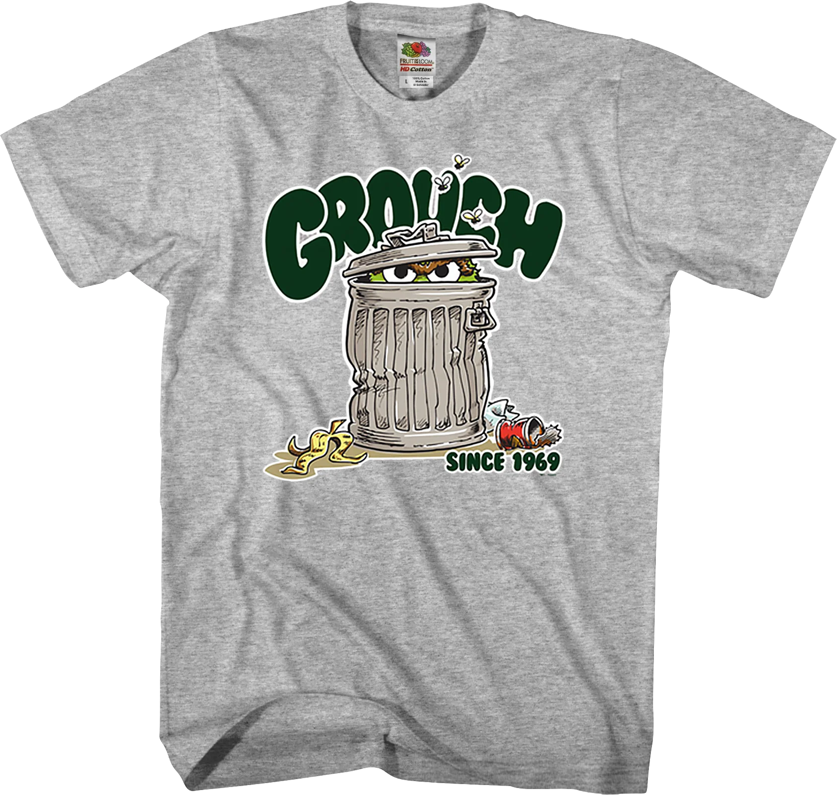 Grouch Since 1969 Sesame Street T-Shirt - Image 2