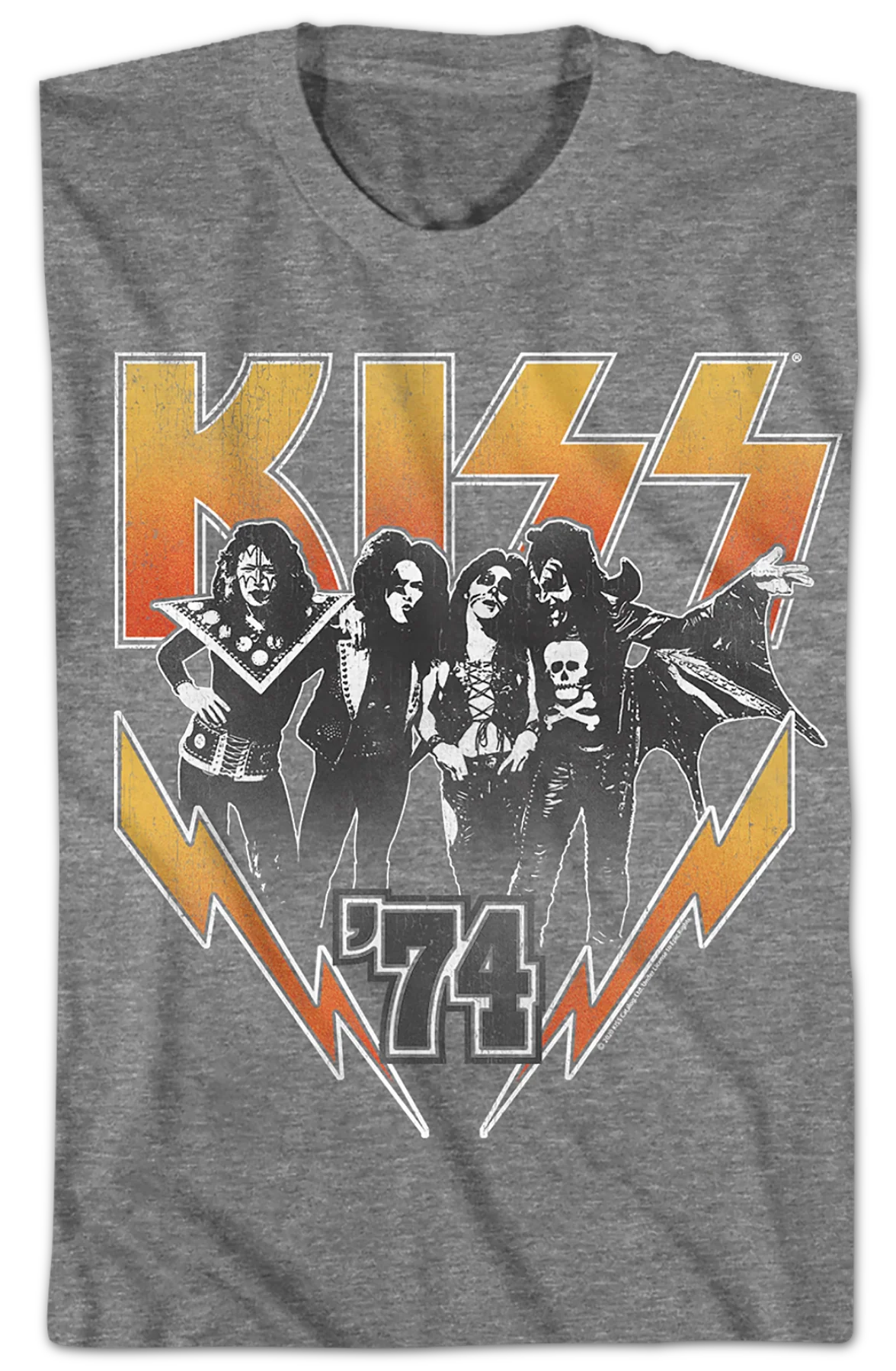 Group Photo '74 KISS T-Shirt - Image 2