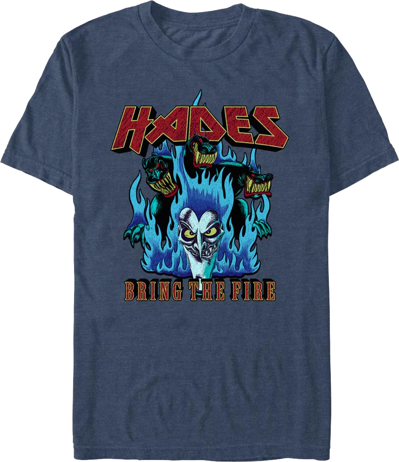 Hades Bring The Fire Hercules Disney T-Shirt