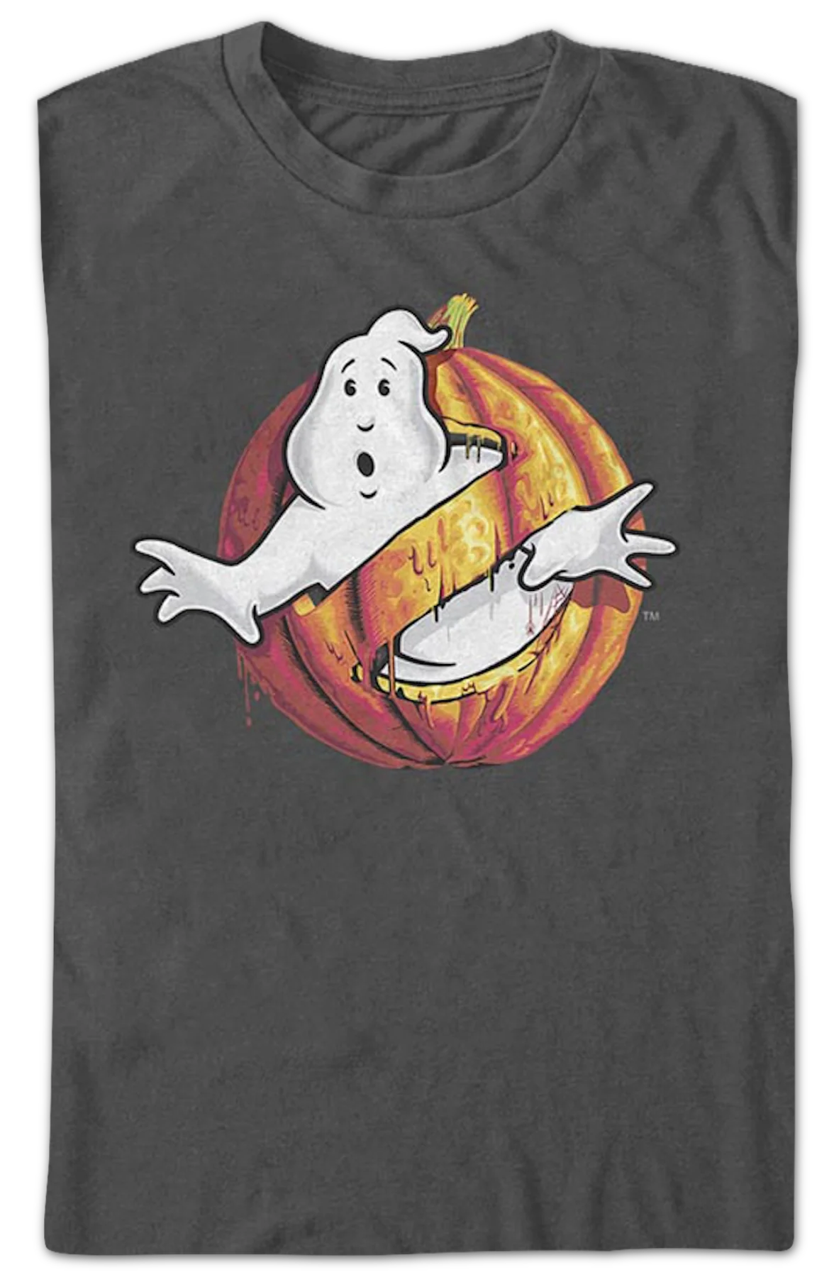 Halloween Logo Ghostbusters T-Shirt - Image 2