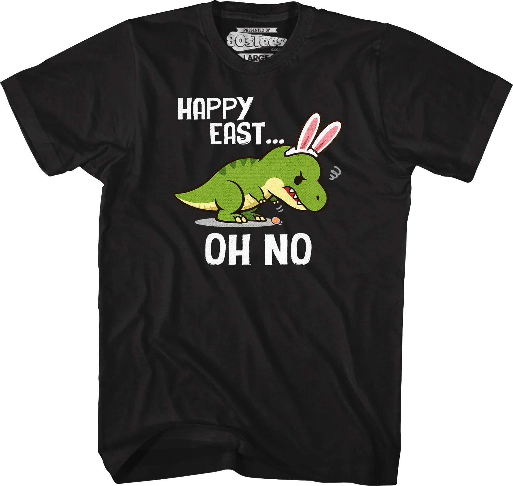 Happy Easter Oh No T-Shirt - Image 4