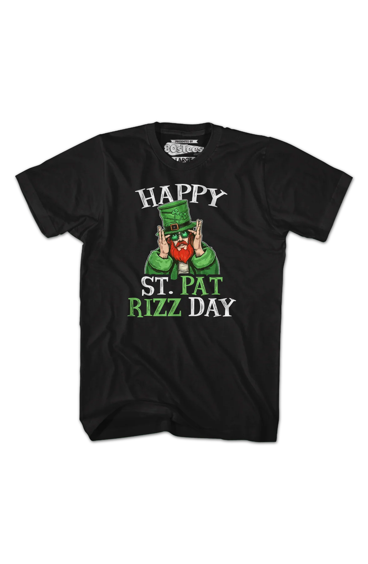 Happy St. Pat Rizz Day T-Shirt - Image 2