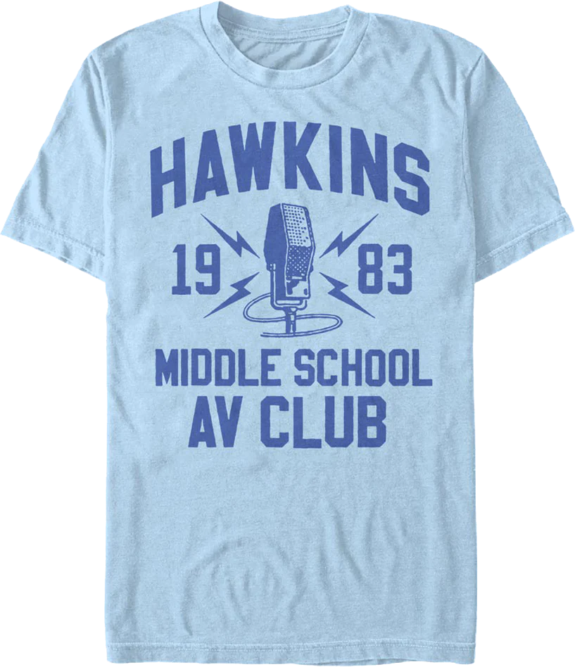Hawkins Middle School AV Club Stranger Things T-Shirt