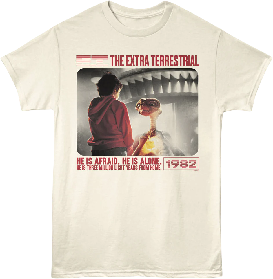 He Is Afraid E.T. The Extra-Terrestrial T-Shirt