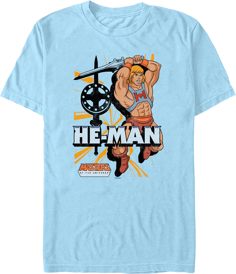 He-Man Power Sword Pose Masters Of The Universe T-Shirt