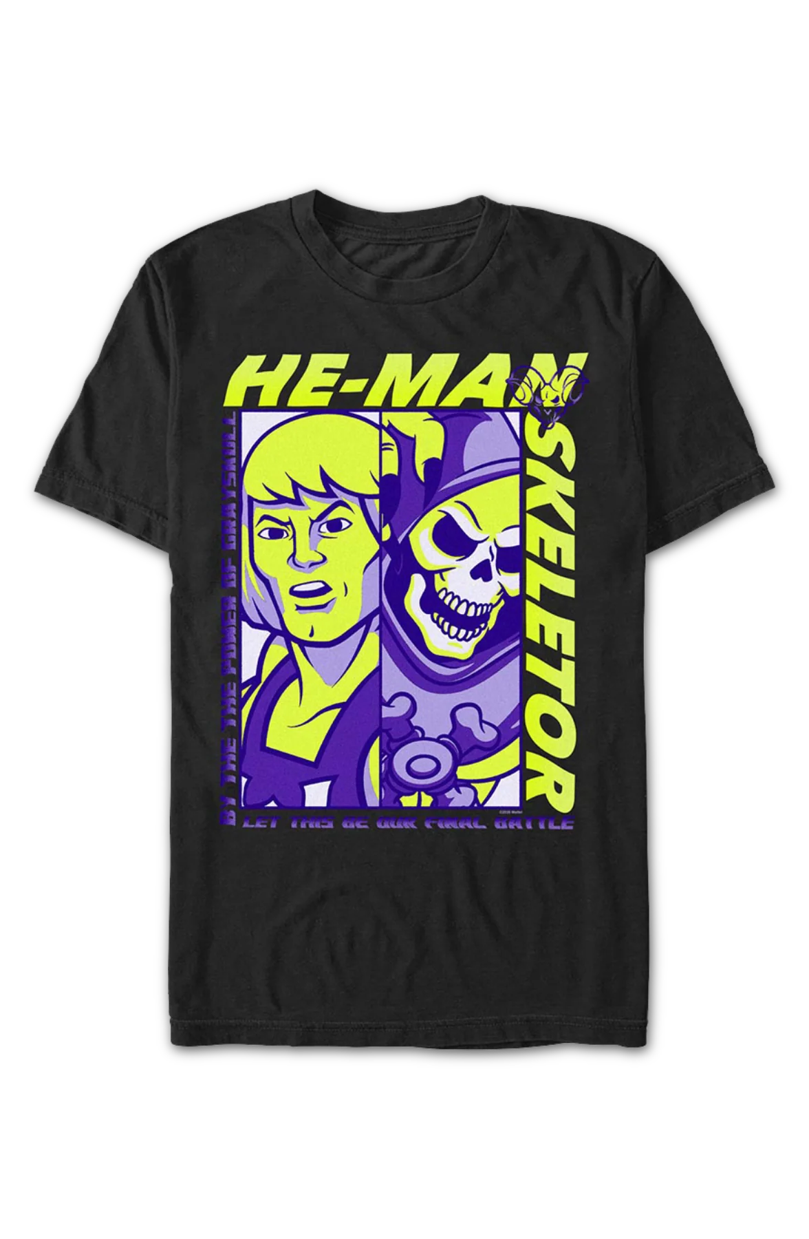 He-Man vs. Skeletor Final Battle Masters Of The Universe T-Shirt - Image 2